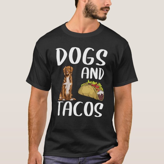 Dogs And Tacos Nova Scotia Duck Tolling Retrievers T-Shirt (Vorderseite)
