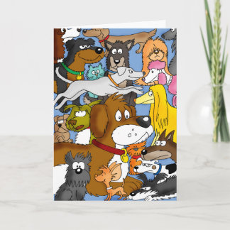 Dogs Greeting Card Karte