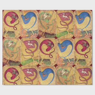 Dogs, Hirsche, Falken, Enten Geschenkpapier