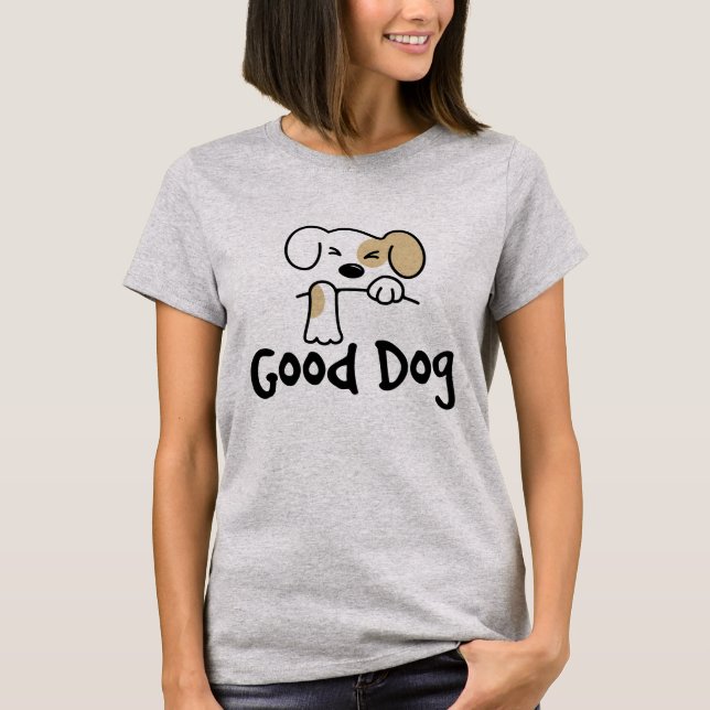 Dogs Lover God Dog T-Shirt (Vorderseite)