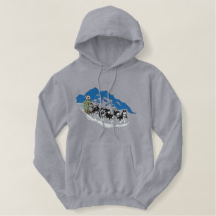 Dogsled Team Bestickter Hoodie