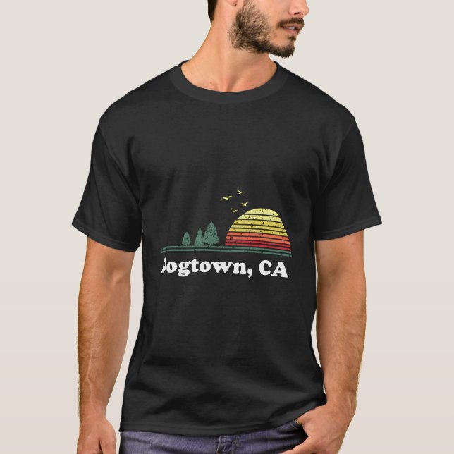 Dogtown California Zuhause Print T-Shirt (Vorderseite)