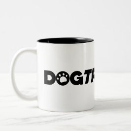 Dogtrovert - der introvertierte Hundehalter Zweifarbige Tasse
