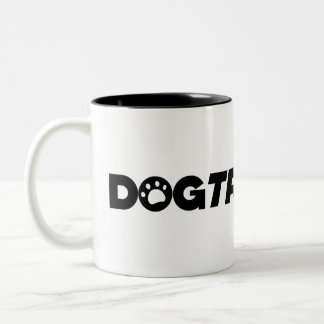 Dogtrovert - der introvertierte Hundehalter Zweifarbige Tasse