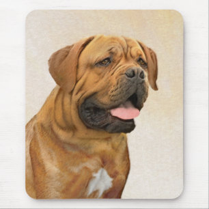 Dogue de Bordeaux Gemälde - Niedliche Hunde Kunst Mousepad