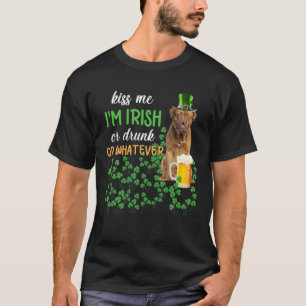 Dogue de Bordeaux küsste mir, ich bin irisch oder  T-Shirt