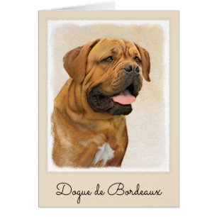 Dogue de Bordeaux Malerei - Niedliche Original Dog