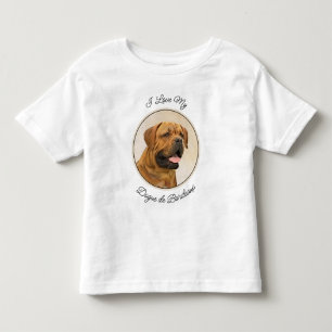 Dogue de Bordeaux Malerei - Niedliche Original Dog Kleinkind T-shirt