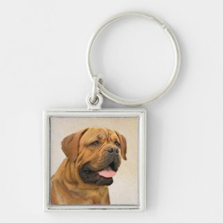 Dogue de Bordeaux Malerei - Niedliche Original Dog Schlüsselanhänger