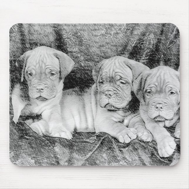 Dogue de Bordeaux Mousepad (Vorne)