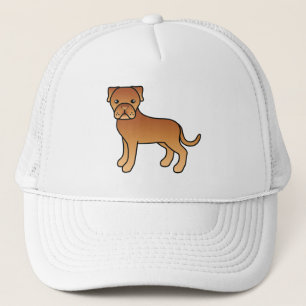 Dogue De Bordeaux Niedlicher Cartoon Dog Truckerkappe
