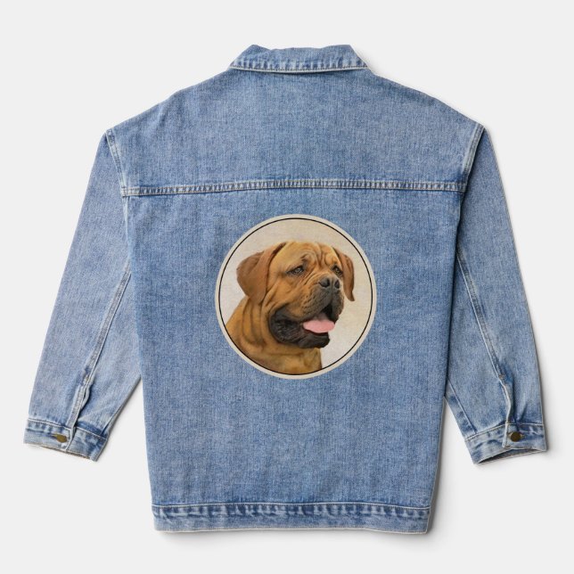 Dogue de Bordeaux Peinture - Cute Original Chien A (Verso)