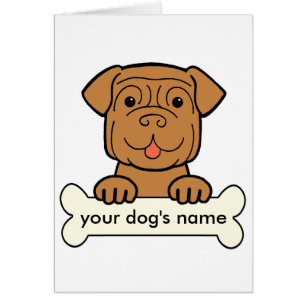 Dogue de Bordeaux personnalisé