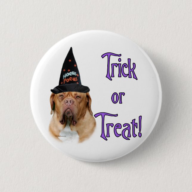 Dogue de Bordeaux Trick Button (Vorderseite)
