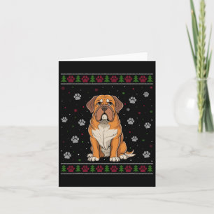 Dogue De Bordeaux Weihnachtssüß Weihnachten Weihna Karte