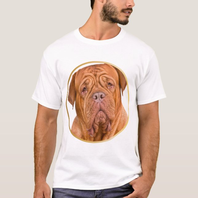 Dogue de dordeaux Liebhaber T-Shirt (Vorderseite)