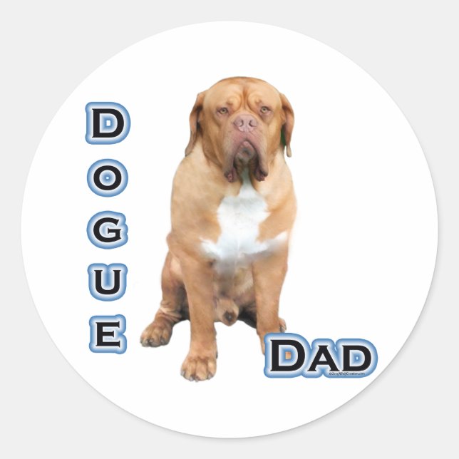 Dogue Papa 4 - Sticker (Devant)