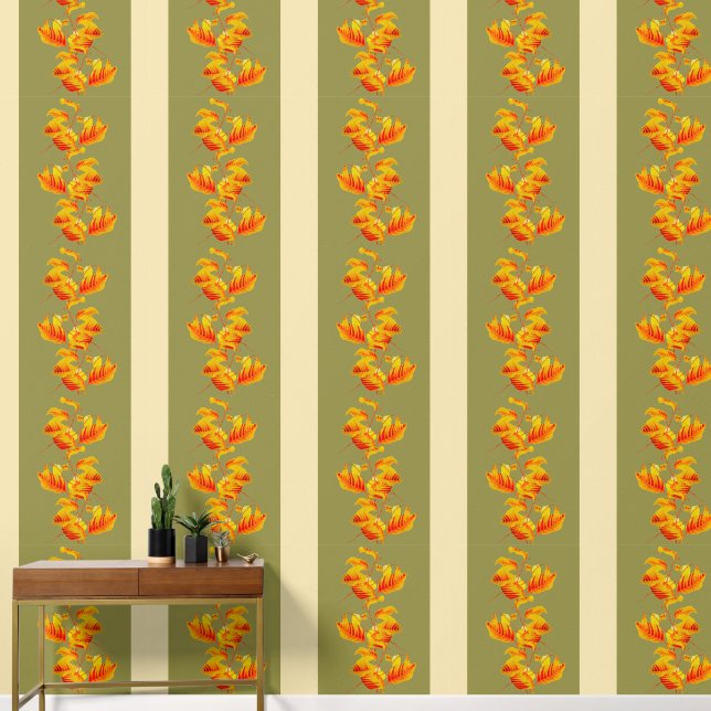 Dogwood-Blätter Tapete (Korridor)