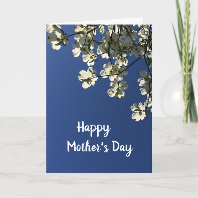 Dogwood Blossom Deux mamans carte de fête des mère (Devant)