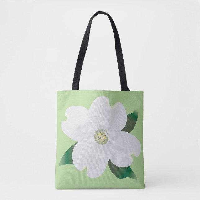 Dogwood Blossom Tote Bag Tasche (Vorderseite)