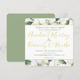 Dogwood Blossom Wedding Einladung
