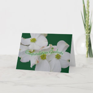 Dogwood Blossoms Herzlichen Glückwunsch Graduate C Karte