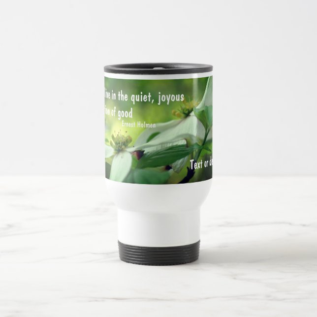 Dogwood Blume Goodness Inspiration Zitat Reisebecher (Mittel)
