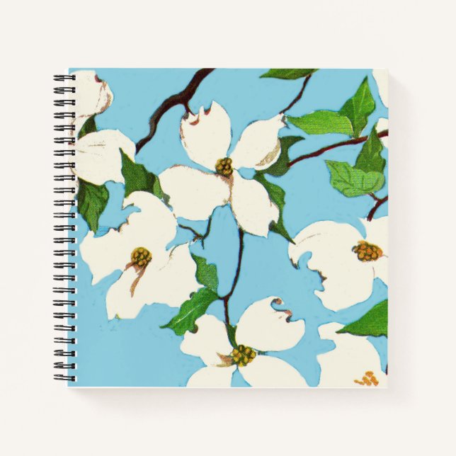 Dogwood-Blume Notizbuch (Vorderseite)