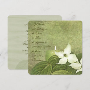 Dogwood-Blüten Hochzeitseinladung Einladung