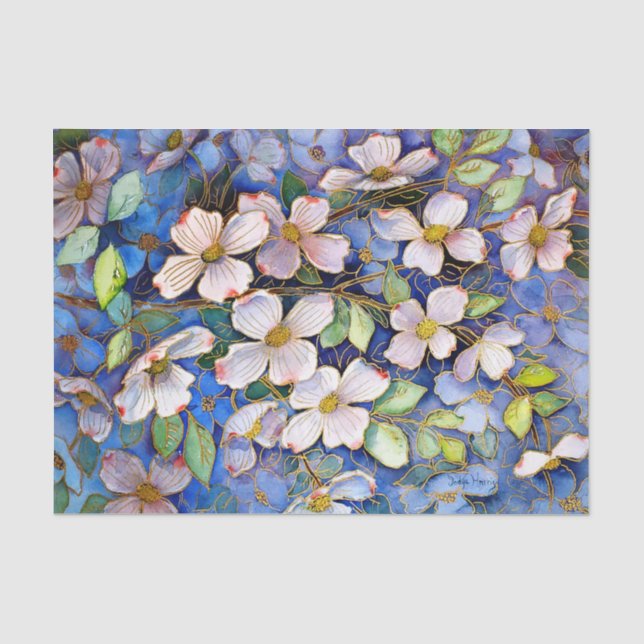 Dogwood III Gewebepapier Seidenpapier (Vorderseite)