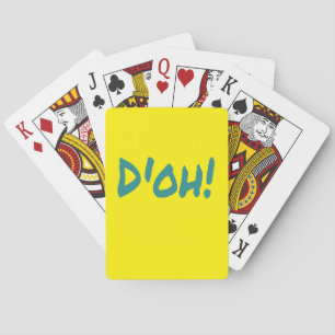 D'OH Funny Classic 90er Spielkarten