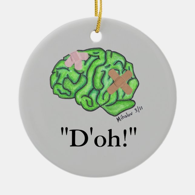 "D'oh !" ornement (Devant)