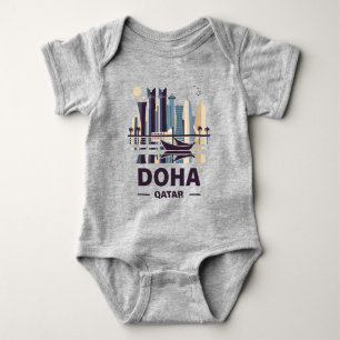 Doha-Halbinsel Katar Baby Strampler