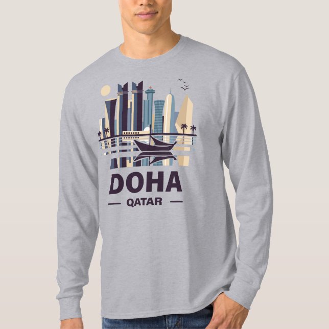 Doha-Halbinsel Katar T-Shirt (Vorderseite)