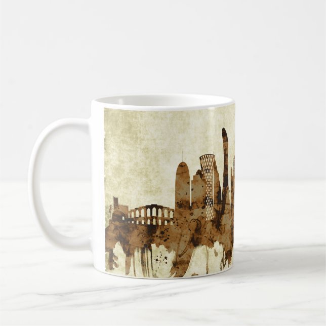 Doha Katar Cityscape Kaffeetasse (Links)