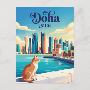 Doha Katar Postkarte