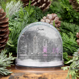 Doha Qatar Skyline Watercolor Snow Globe – Middle  Schneekugeln