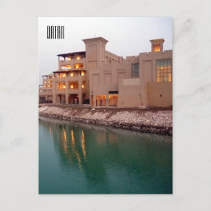 Doha-Wasserkatar Postkarte