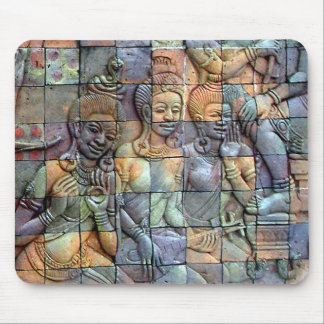 Doi Inthanon Chedi geschnitzte Fliesen Mousepad