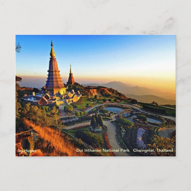 Doi Inthanon V1 Postkarte (Vorderseite)