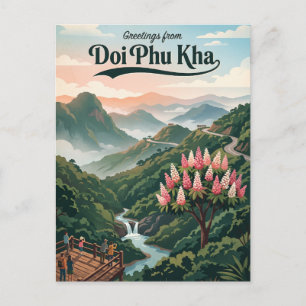 Doi Phu Kha Nationalpark Thailand Postkarte