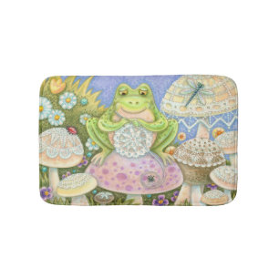 Doilies machen eine hoppy Zuhause FROG BATH MAT Badematte