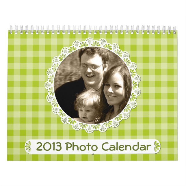 Doilies und Karierter Kalender 2013 (Titelbild)