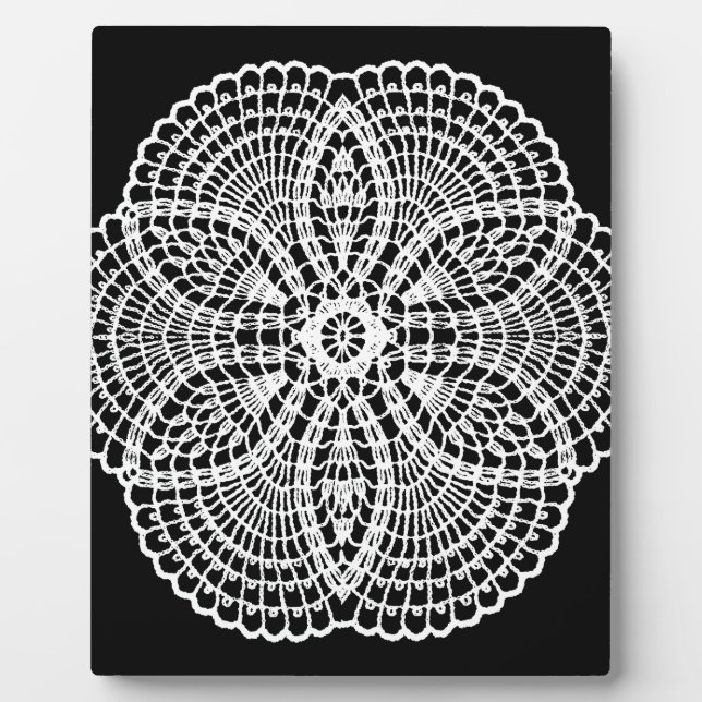 Doily Art Fotoplatte (Vorderseite)