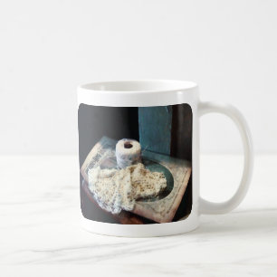 Doily und Crochet Thread Kaffeetasse