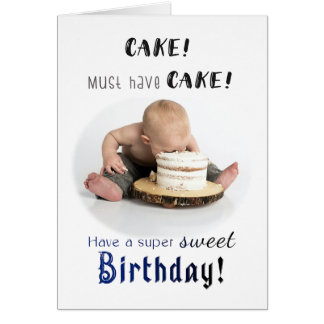 Doit Avoir Un Gâteau Drôle Carte Anniversaire