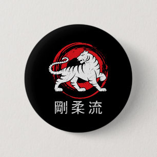 Dojo Training Karate Bestes Erbe des traditionelle Button