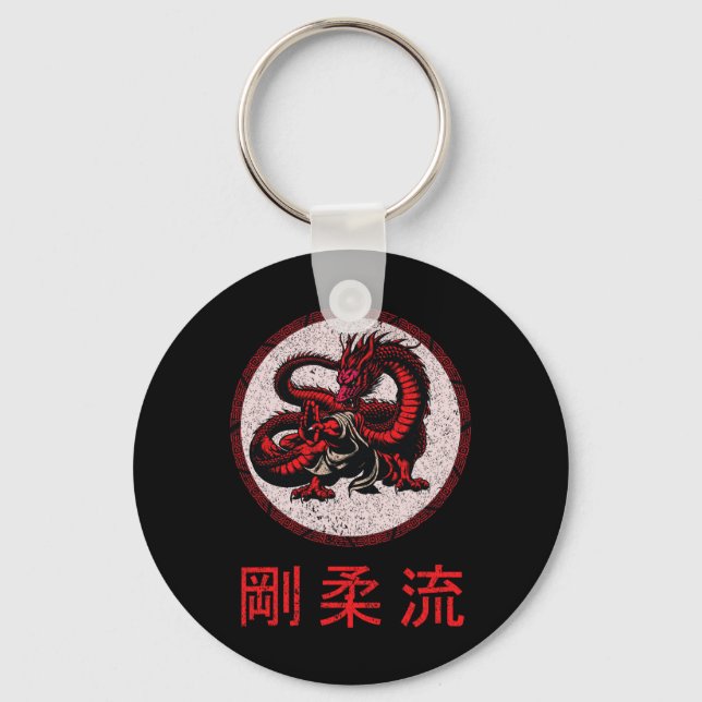 Dojo Training Karate Bestes Erbe des traditionelle Schlüsselanhänger (Vorderseite)