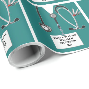 Doktor Absolventengeschenk Geschenkpapier