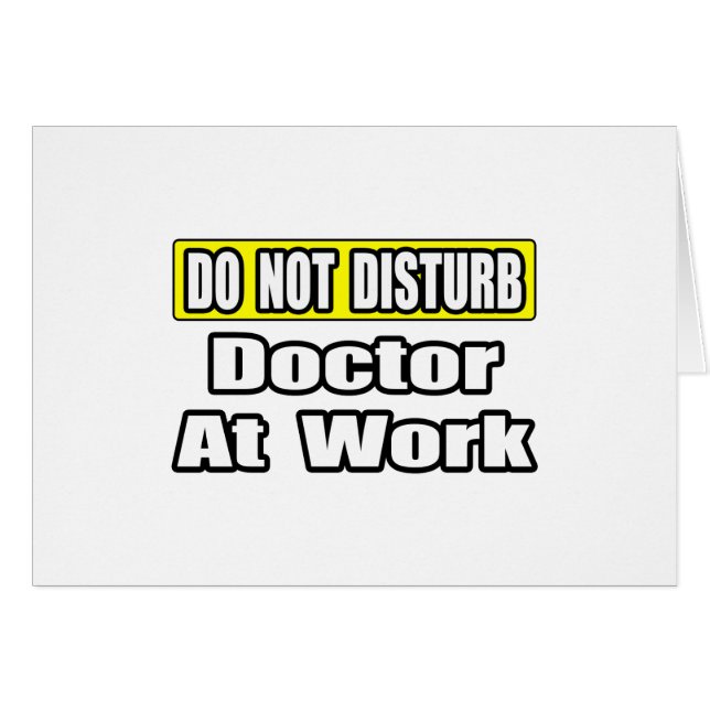 Doktor am Arbeitsplatz (Vorderseite (Horizontal))